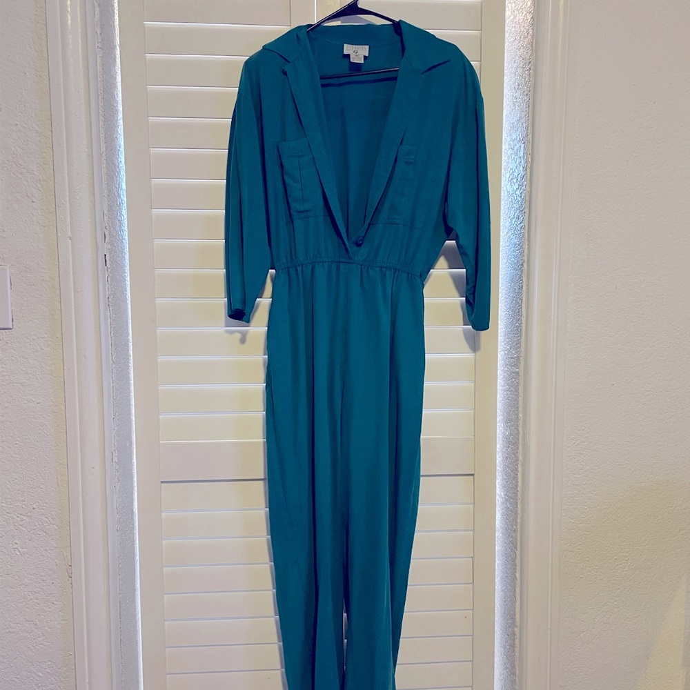 70’s silk jumpsuit